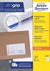 Avery etiketten Zweckform 3426 105x70mm wit 800stuks