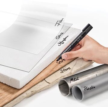 Staedtler permanente marker zwart schrijfbreedte 2 - 5 mm schuine punt-2