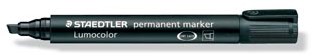Staedtler permanente marker zwart schrijfbreedte 2 - 5 mm schuine punt