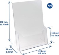 Folderhouder OPUS 2 A4 transparant-1