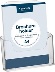 Folderhouder OPUS 2 tafel/wand A4 transparant