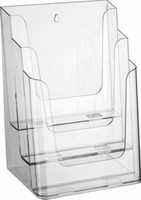 Folderhouder OPUS 2 3vaks A4 transparant-2