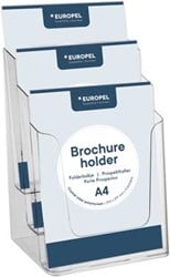 Folderhouder OPUS 2 3vaks A4 transparant