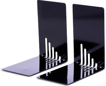 MAUL boekensteun metaal 14X8.5x14cm set 2 zwart-3