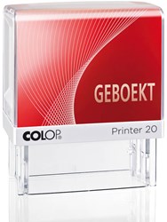 Colop tekststempel Printer tekst: GEBOEKT