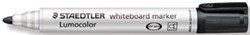 Staedtler Lumocolor whiteboard markers zwart