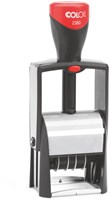 Woord-datumstempel Colop Heavy Duty 2360 Classic Line personaliseerbaar rood