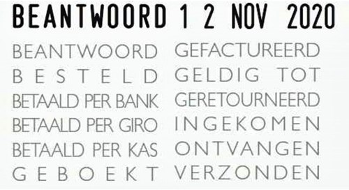 Colop tekststempel met datum-3