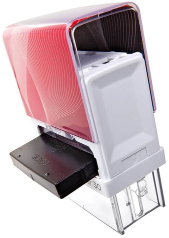 Tekststempel Colop Printer 10 +bon 3regels 27x10mm-3