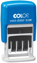 Datumstempel Colop Printer Mini S 120 Nederlands blauw