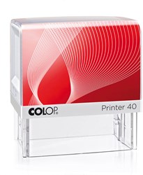 Tekststempel Colop Printer 40 +bon 6regels 59x23mm