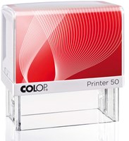 Tekststempel Colop Printer 50 +bon 7regels 69x30mm