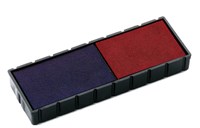 Stempelkussen Colop 6E/12 rood blauw