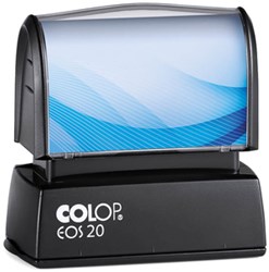 Stempel Colop EOS 20 flashsysteem 14x38mm met stempelplaat zwart