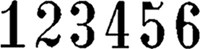 Numeroteur Reiner B6K 13053 6 cijfers 4.5mm kunststof-3