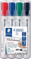Staedtler Lumocolor whiteboard markers etui van 4 stuks assorti