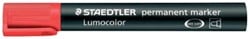 Staedtler permanente marker rood schrijfbreedte 2 mm ronde punt