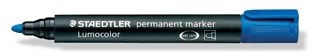 Staedtler permanente marker blauw schrijfbreedte 2 mm ronde punt