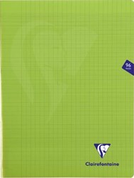 Clairefontaine schrift Mimesys voor A4+ 96 bladzijden kaft in PP seyès groen