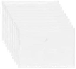 Documentenmap met klittenband sluiting A4 geperforeerd wit pak van 10 stuks-2