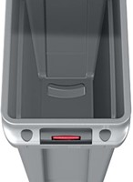 Vuilnisbak Rubbermaid Slim Jim 87 liter grijs-8