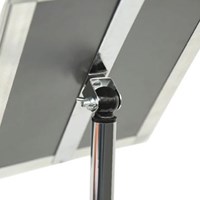 Europel info vloerstandaard Economy  lijst 25 mm  A3  zilver-1