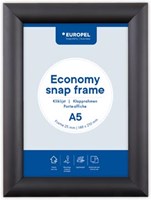 Europel Clicklijst Economy, lijst 25 mm, ft A5, zwart