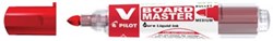 Pilot V board Master whiteboard marker rood