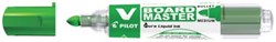Pilot V board Master whiteboard marker groen