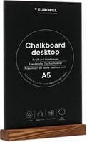 Krijtbord Europel tafelmodel A5 staand natural