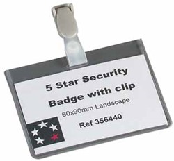 Badge met clip