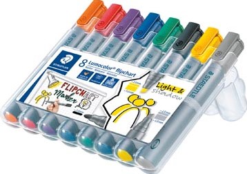 Staedtler merkstift Lumocolor Flipchart 8 stuks-2