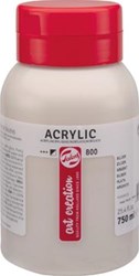 Talens Art Creation acrylverf flacon van 750 ml zilver