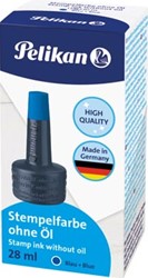 Stempelinkt blauw voor stempelkussen Pelikan