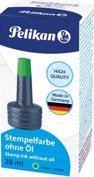 Stempelinkt voor stempelkussen Pelikan groen