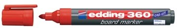 Whiteboard markers Edding e-360 rood