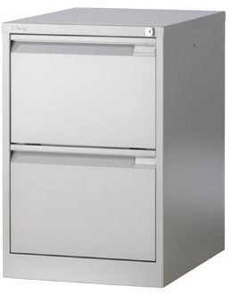 Hangmappenkast 2 laden grijs 711 x 470 x 622 mm h x b x d-2