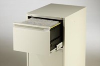 Hangmappenkast 2 laden grijs 711 x 470 x 622 mm h x b x d
