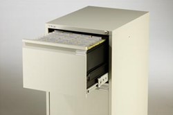 Hangmappenkast 2 laden grijs 711 x 470 x 622 mm h x b x d