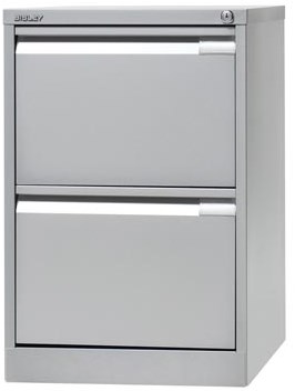 Hangmappenkast 2 laden zilverkleurig 711 x 470 x 622 mm h x b x d