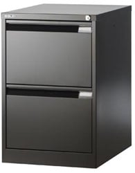 Hangmappenkast 2 laden zwart 711 x 470 x 622 mm h x b x d