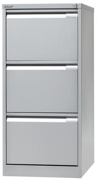 Hangmappenkast 3 laden zilverkleurig 1.016 x 470 x 622 mm h x b x d