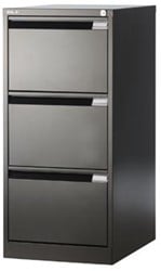Hangmappenkast 3 laden zwart 1.016 x 470 x 622 mm h x b x d