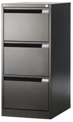 Hangmappenkast 3 laden zwart 1.016 x 470 x 622 mm h x b x d