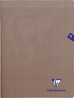 Clairefontaine schrift Mimesys voor A4+ 96 bladzijden kaft in PP seyès grijs