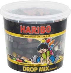 Haribo Dropmix gekleurd 650gram