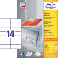 Avery etiketten 105 x 42,3mm 14 etiketten per vel-3