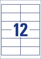 Avery etiketten 97 x 42,3mm 12 etiketten per vel-3
