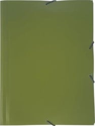 Bronyl elastomap Nature A3 uit PP kaki groen