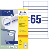 Avery etiketten 38 x 21,2mm 65 etiketten per vel-2